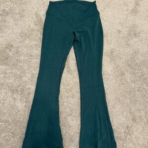 lululemon Align™ High-Rise Mini Flared Pant 32" Size 12 Green Jasper